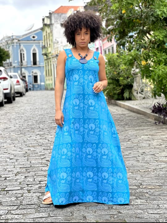 Vestido Yemanjá côco