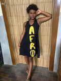 VESTIDO CURTO AFRO